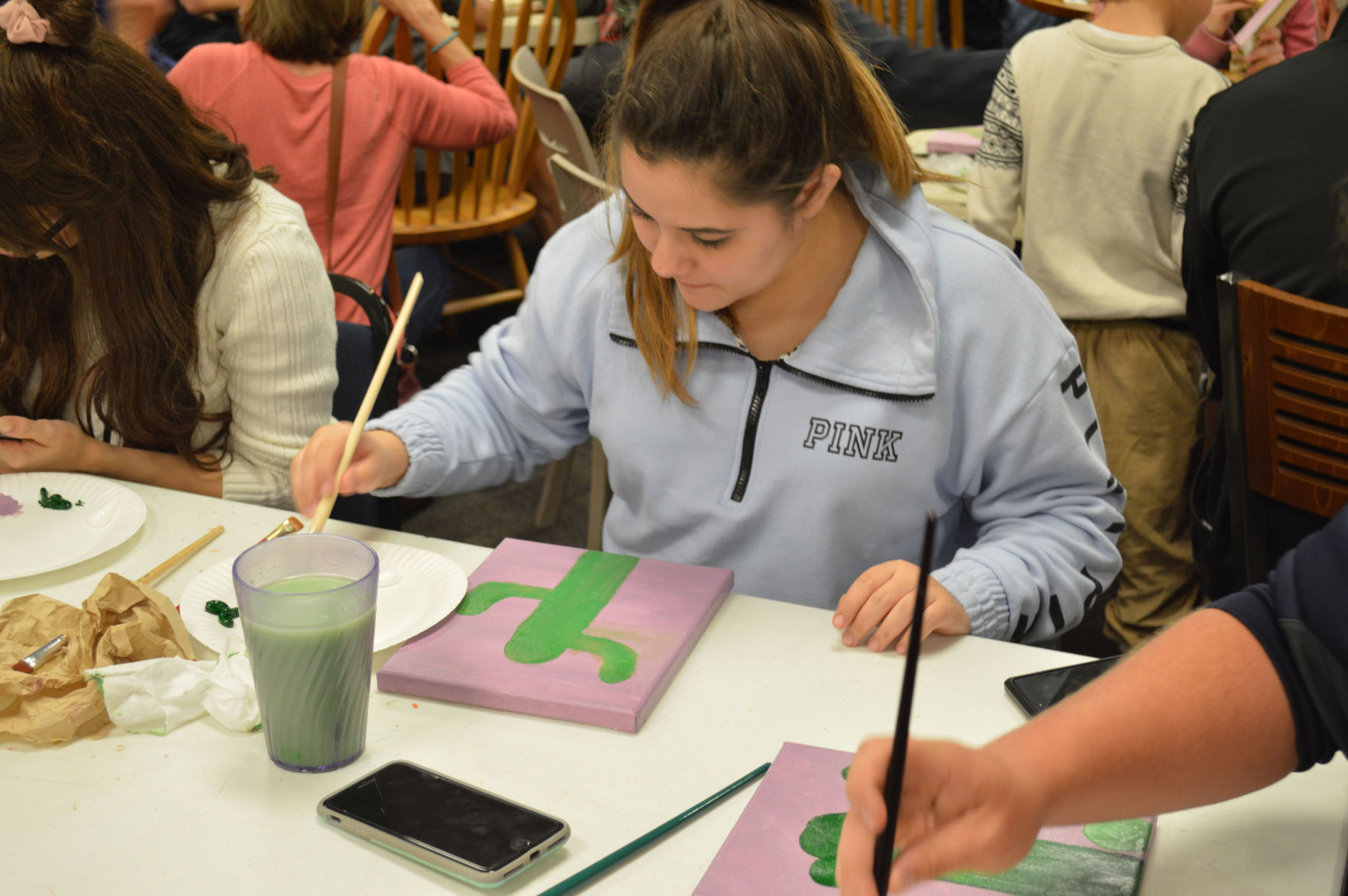 Paint nite at Bookmans offers fun and art for all